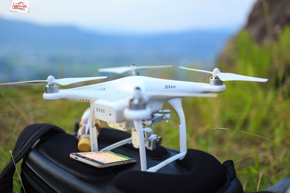gunung gamping karanganyar - drone